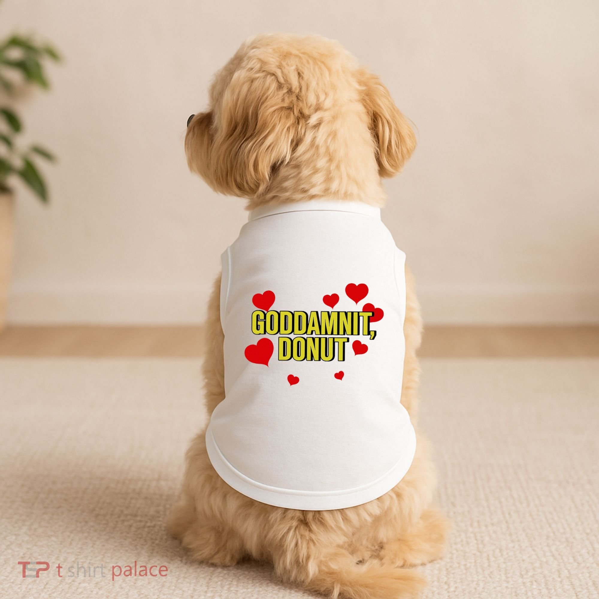 Goddamnit Donut Funny Donut Lover Doggie Tank