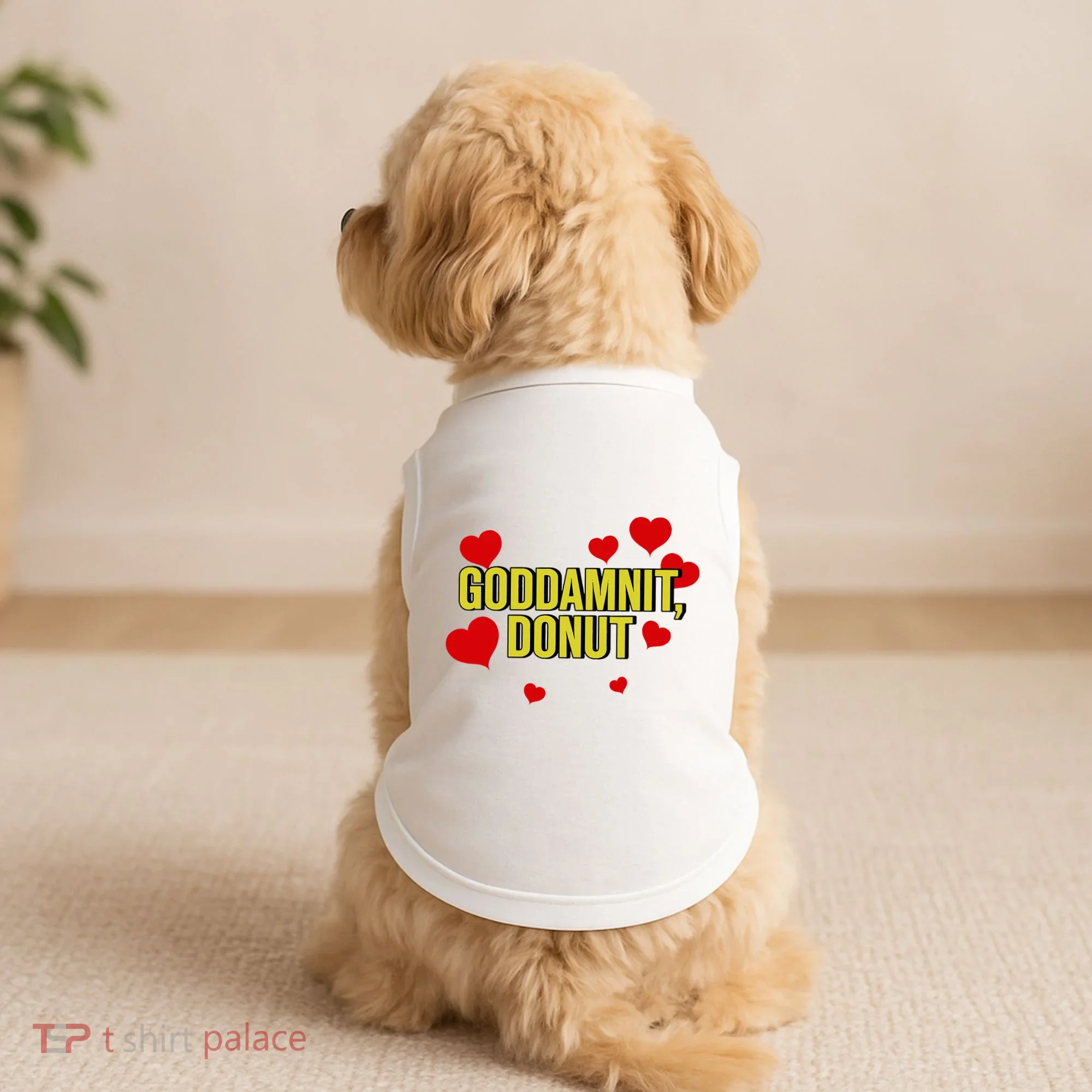 Goddamnit Donut Funny Donut Lover Doggie Tank