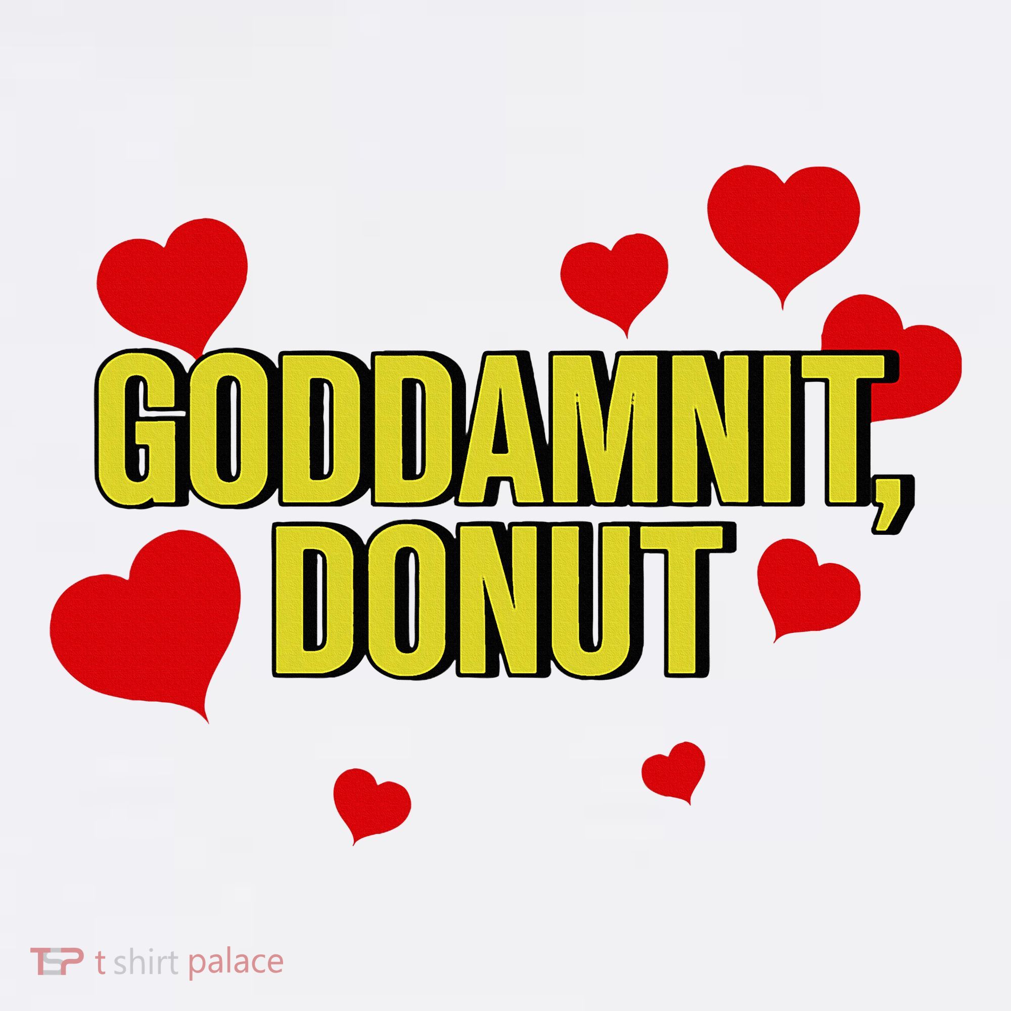 Goddamnit Donut Funny Donut Lover USA-Made Doggie Bandana