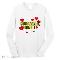 Goddamnit Donut Funny Donut Lover Long Sleeve Shirt thumb 0