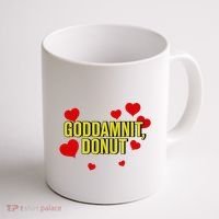 Goddamnit Donut Funny Donut Lover Coffee Mug thumb 1