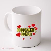 Goddamnit Donut Funny Donut Lover Coffee Mug thumb 0