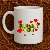 Goddamnit Donut Funny Donut Lover Coffee Mug thumb 2