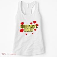Goddamnit Donut Funny Donut Lover Women's Tank Top thumb 0