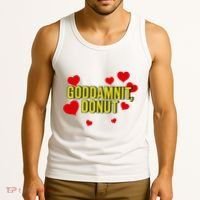 Goddamnit Donut Funny Donut Lover Tank Top thumb 3