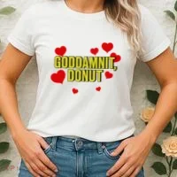 Goddamnit Donut Funny Donut Lover Women's T-Shirt thumb 2