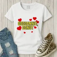 Goddamnit Donut Funny Donut Lover Women's T-Shirt thumb 3
