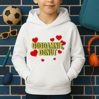 Goddamnit Donut Funny Donut Lover Kids Hoodie thumb 2