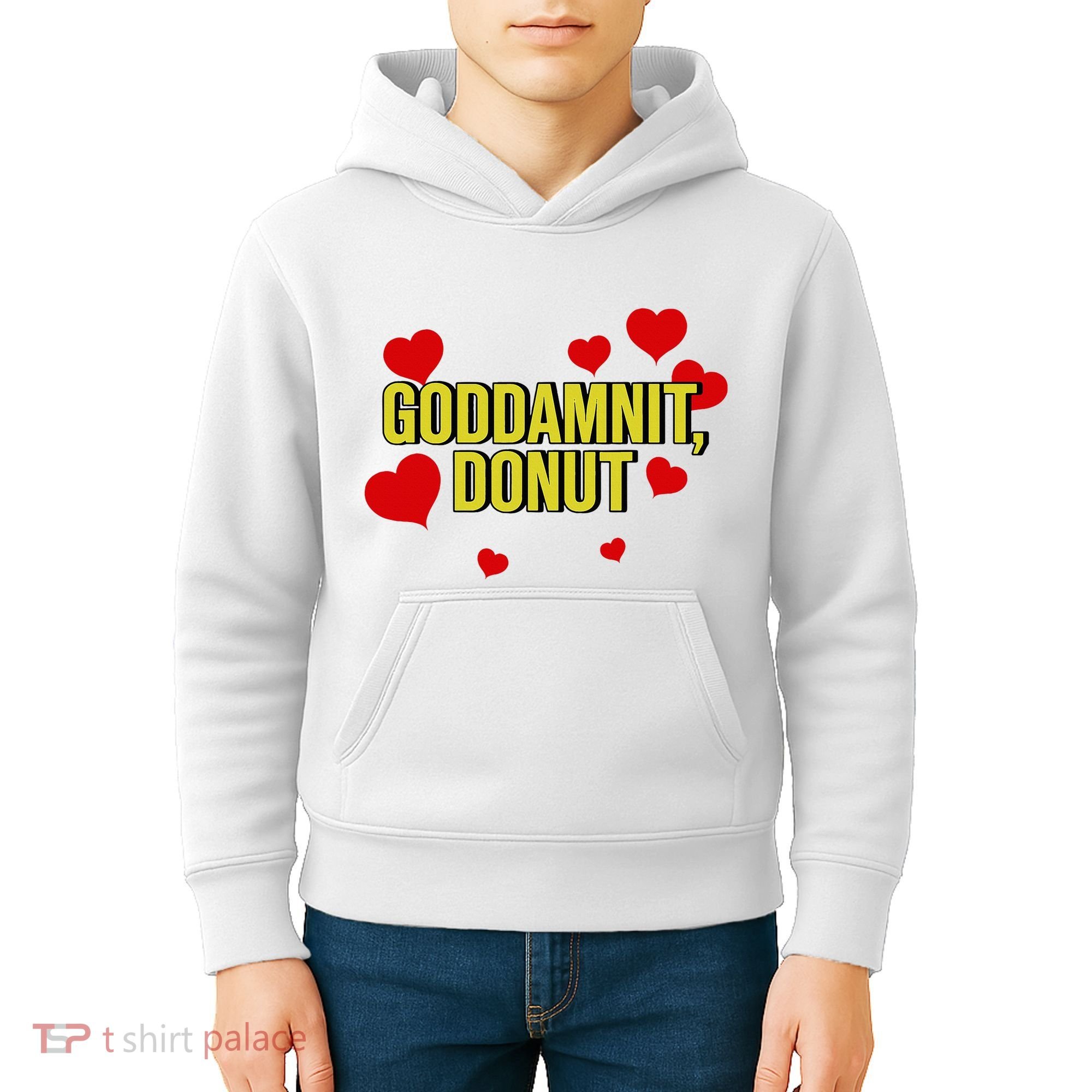 Goddamnit Donut Funny Donut Lover Kids Hoodie