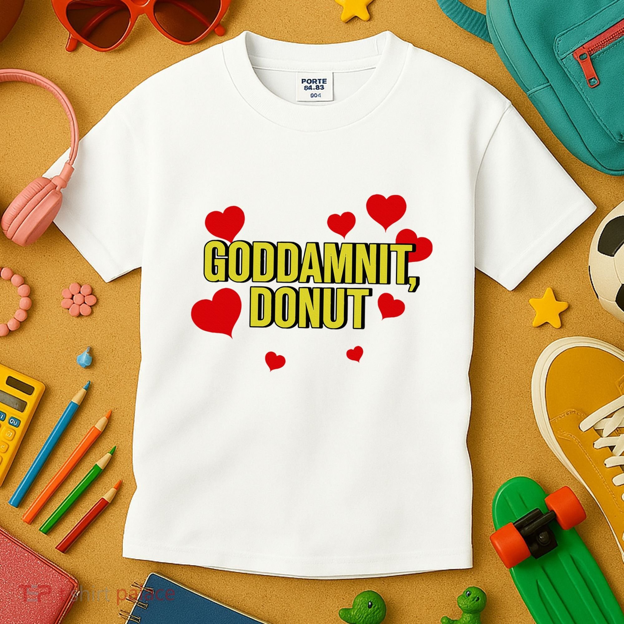 Goddamnit Donut Funny Donut Lover Kids T-Shirt