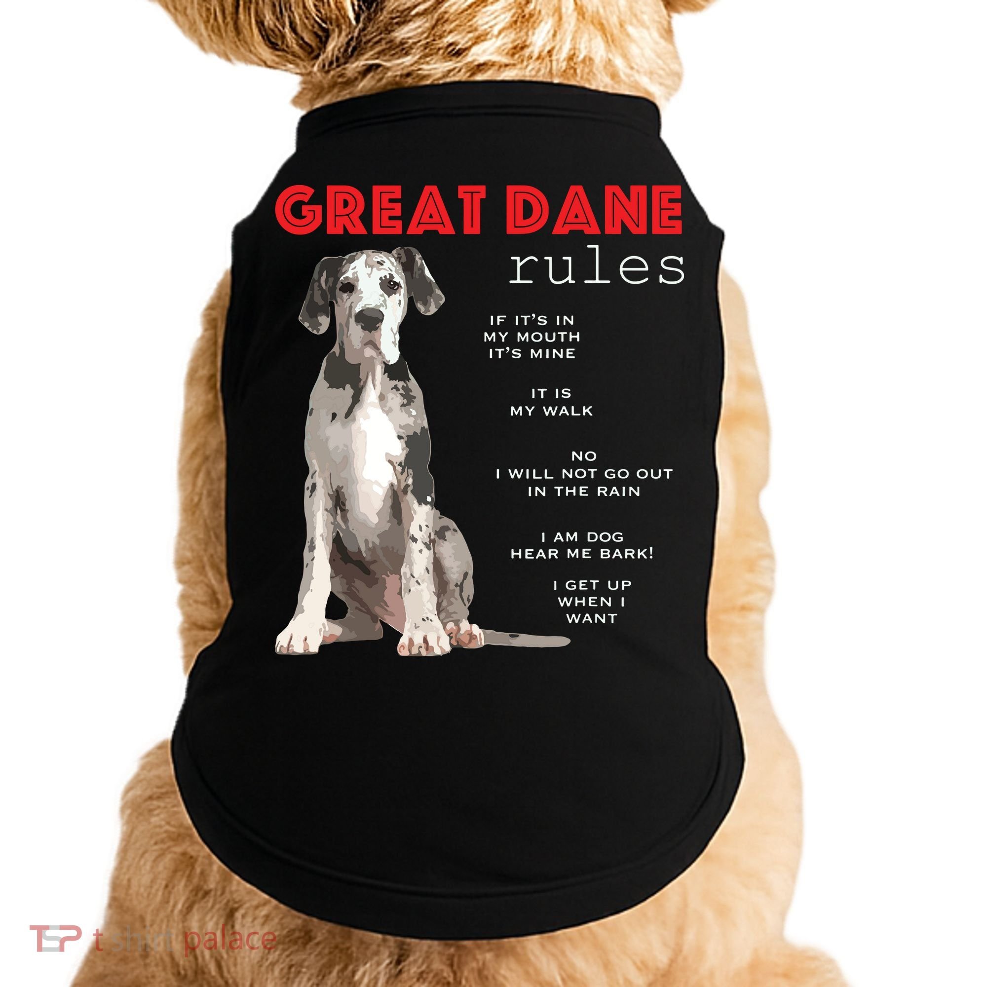 Great Dane Funny Great Dane Lover Doggie Tank