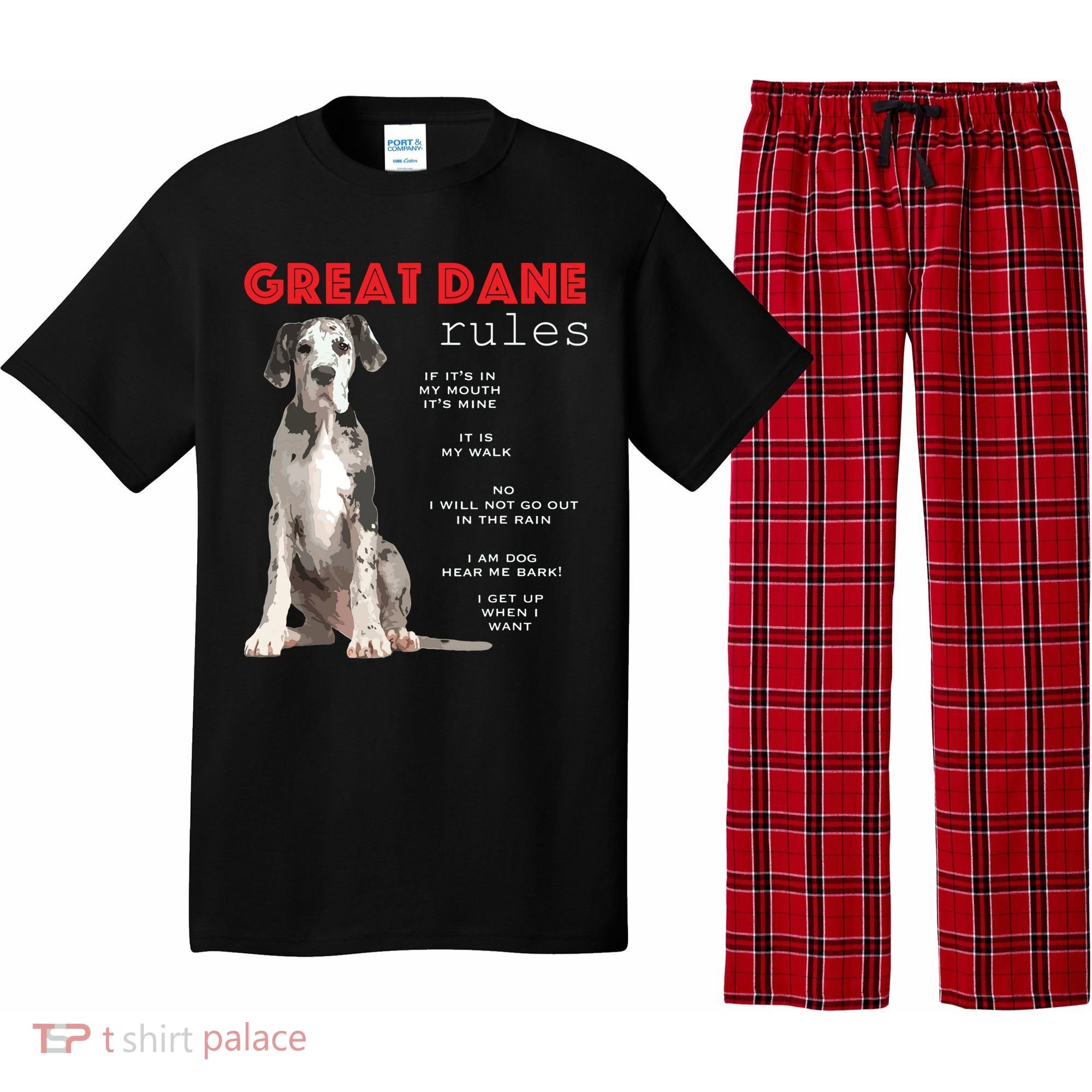 Great Dane Funny Great Dane Lover Pajama Set