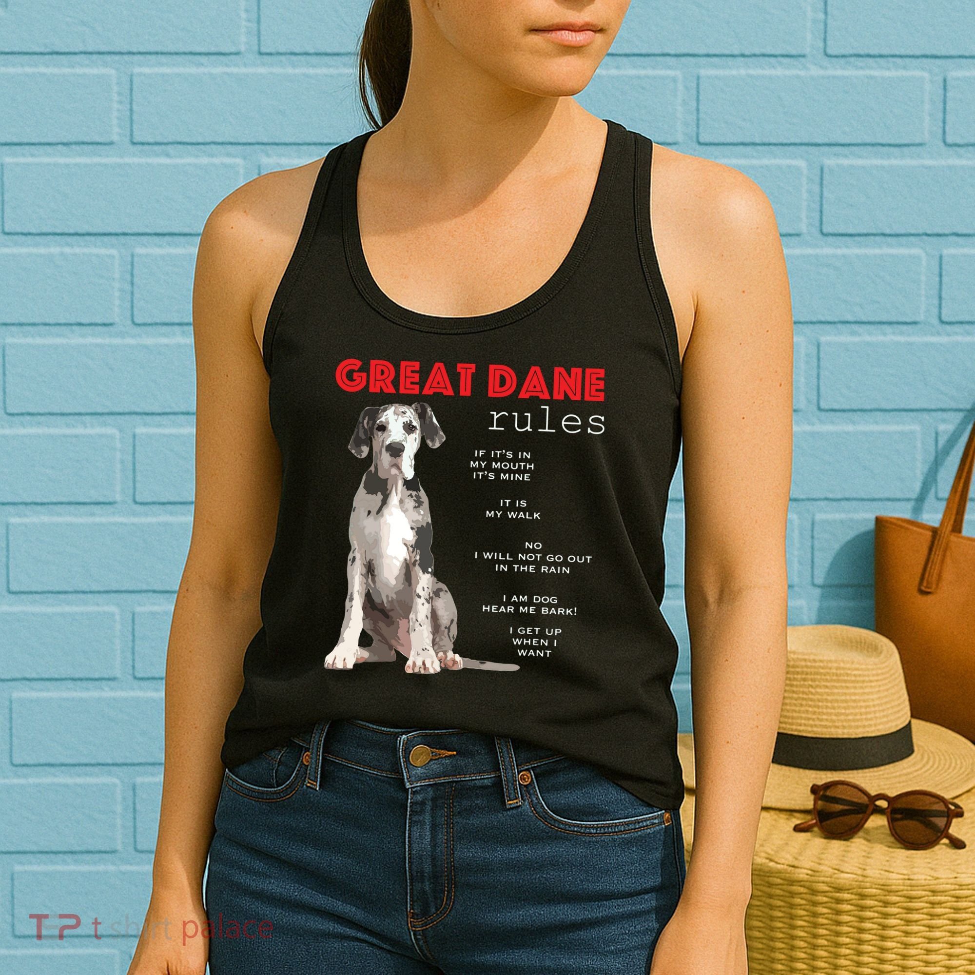 Great Dane Funny Great Dane Lover Women's Tank Top