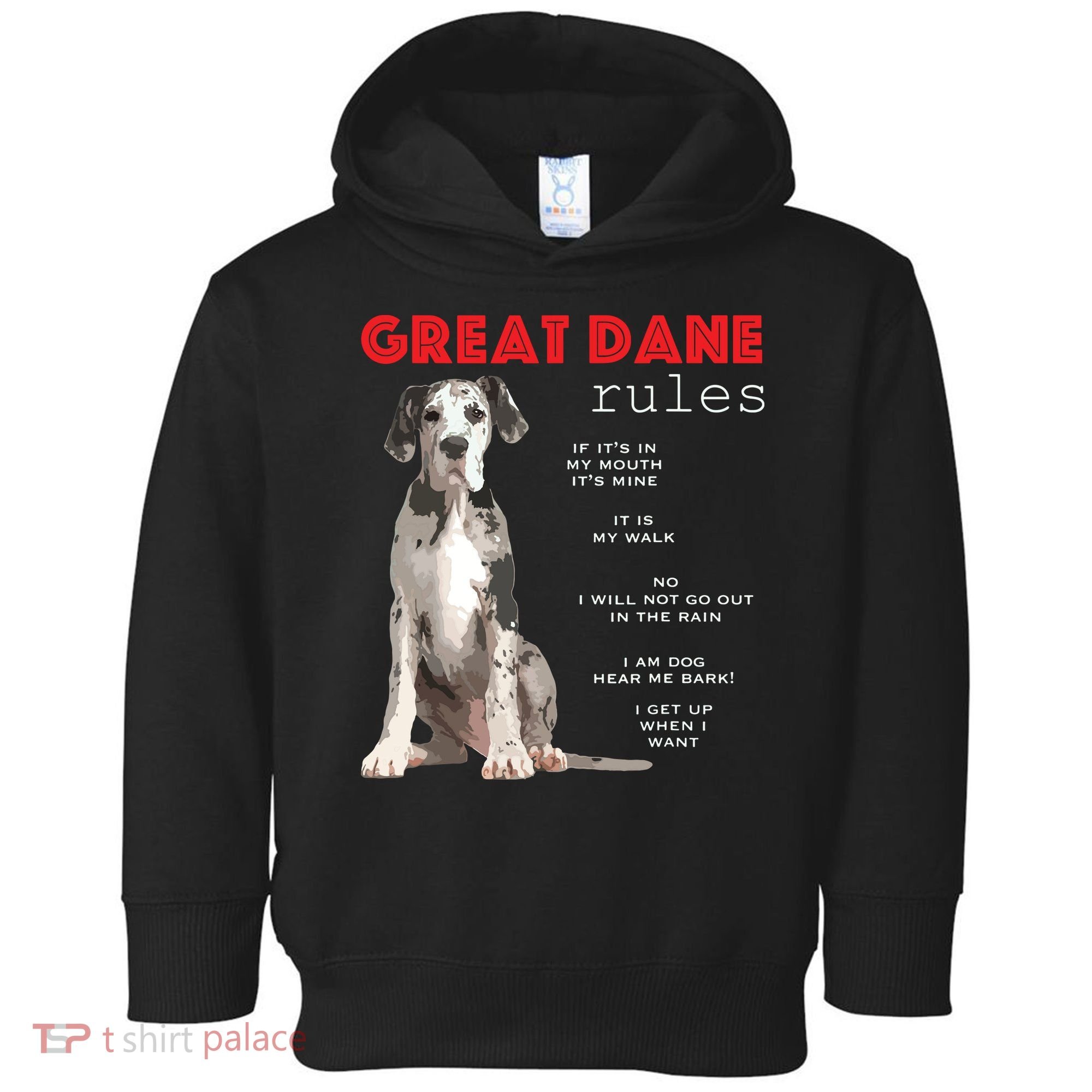 Great Dane Funny Great Dane Lover Toddler Hoodie