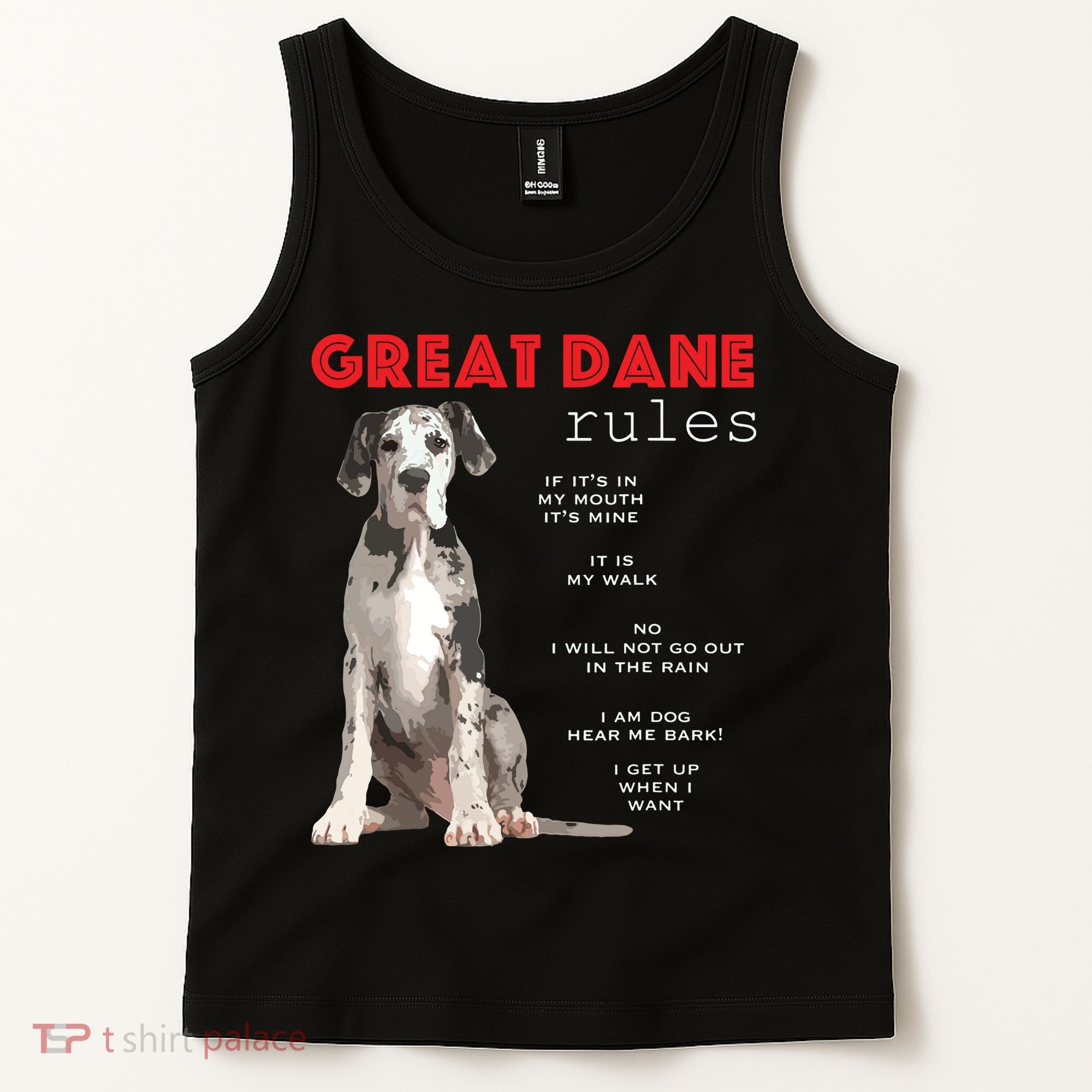 Great Dane Funny Great Dane Lover Tank Top