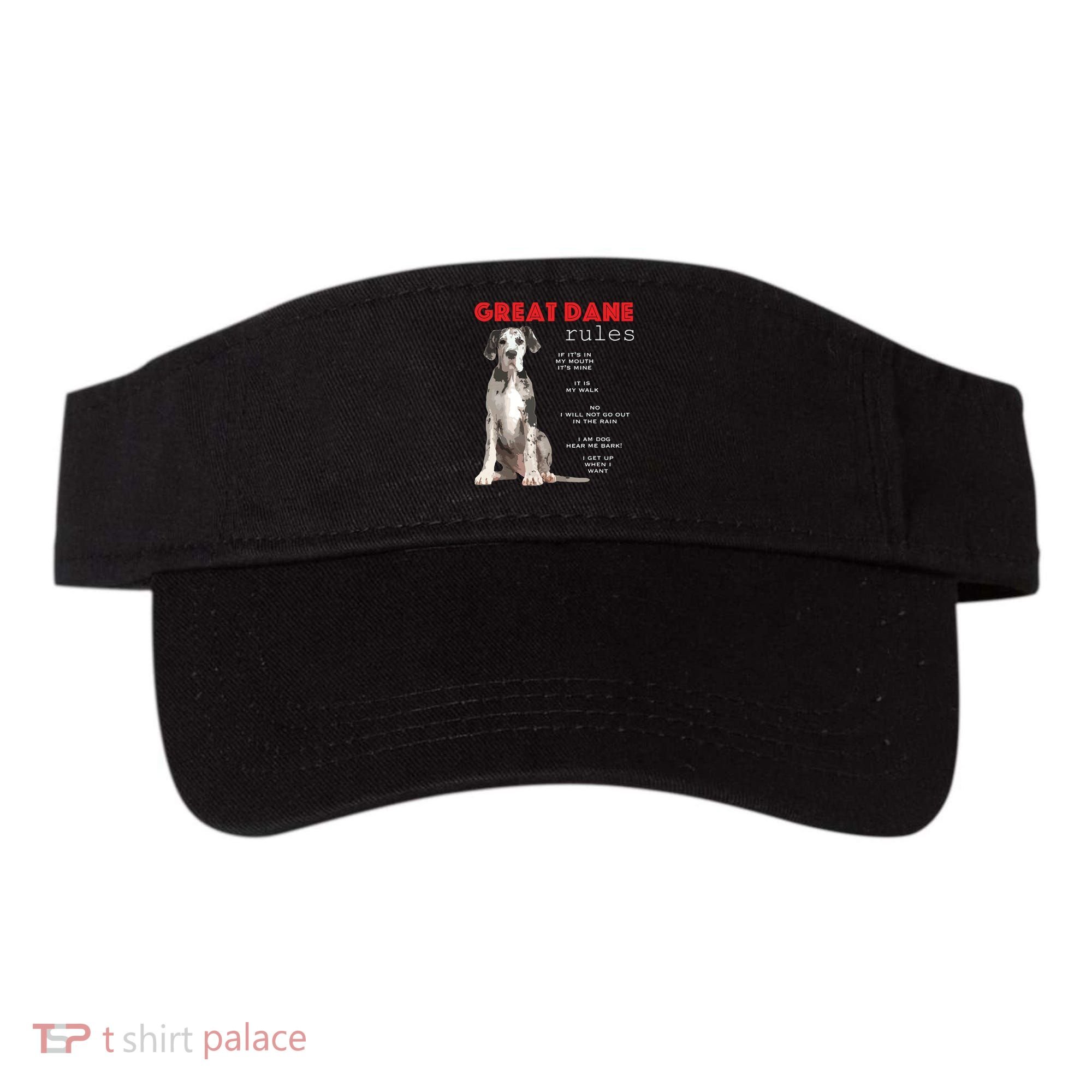Great Dane Funny Great Dane Lover Visor