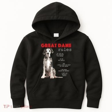 Great Dane Funny Great Dane Lover Kids Hoodie