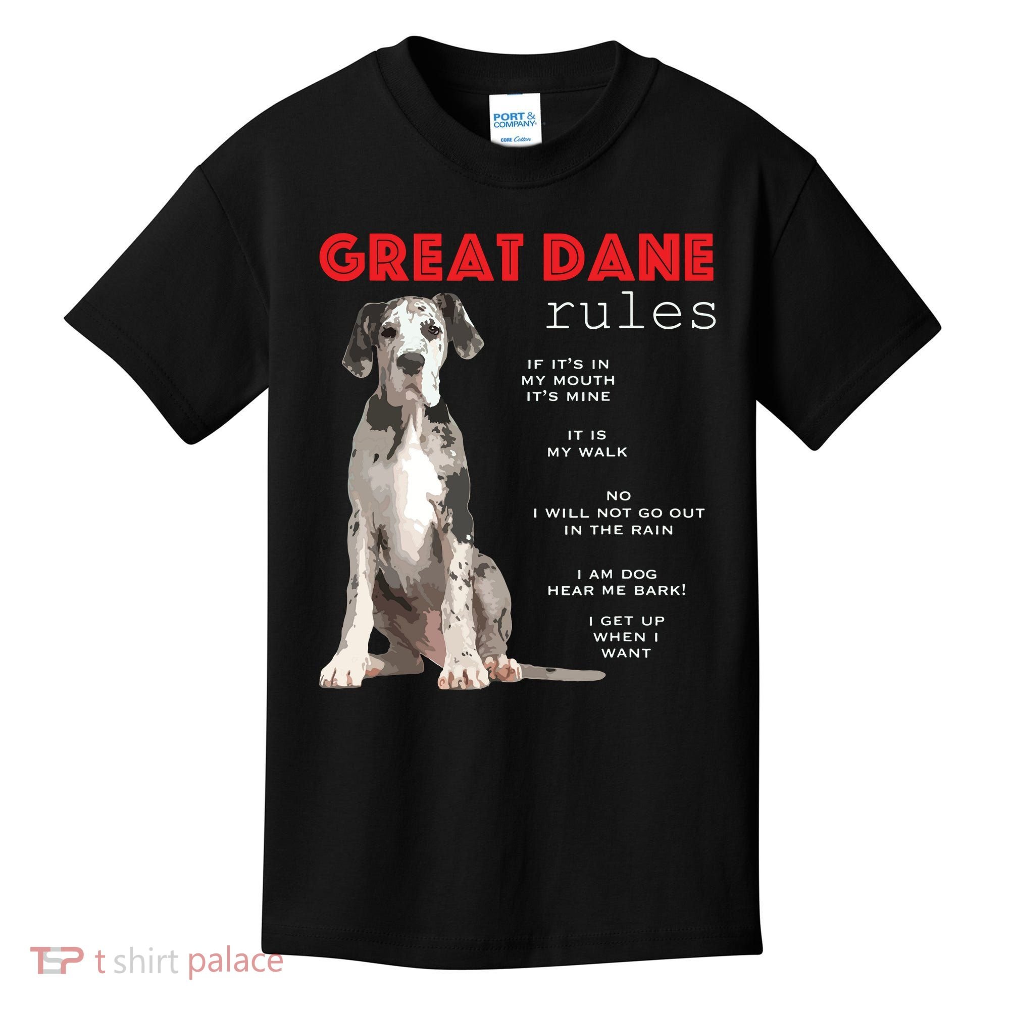 Great Dane Funny Great Dane Lover Kids T-Shirt