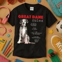 Great Dane Funny Great Dane Lover Kids T-Shirt thumb 3