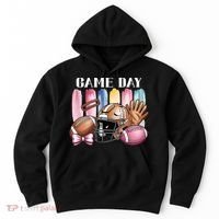Game Day Football Fan Coquette Cute Hoodie thumb 0