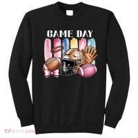 Game Day Football Fan Coquette Cute Sweatshirt thumb 0