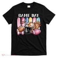 Game Day Football Fan Coquette Cute T-Shirt thumb 0