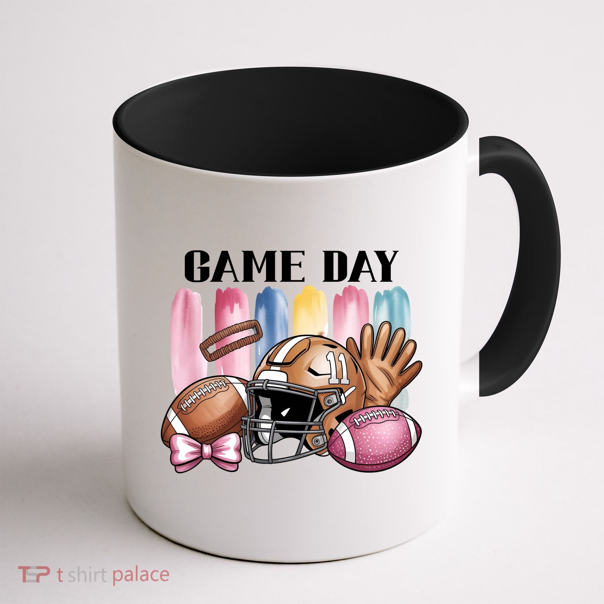 Game Day Football Fan Coquette Cute Coffee Mug
