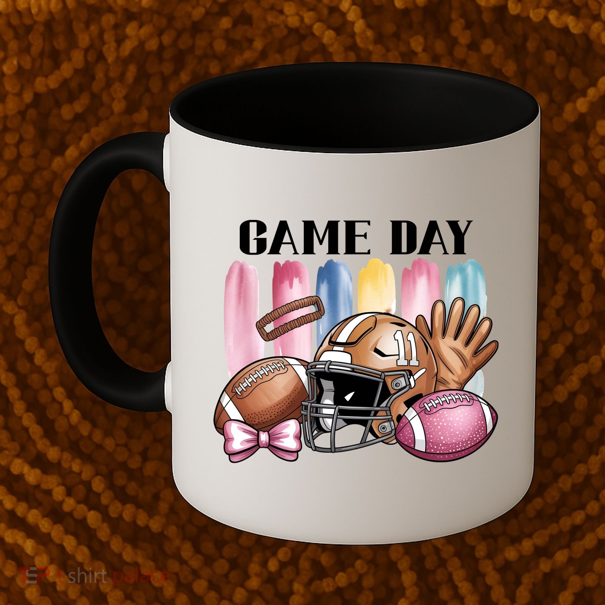 Game Day Football Fan Coquette Cute Coffee Mug