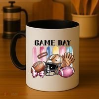 Game Day Football Fan Coquette Cute Coffee Mug thumb 4