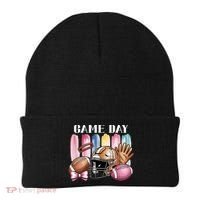 Game Day Football Fan Coquette Cute Beanie thumb 0