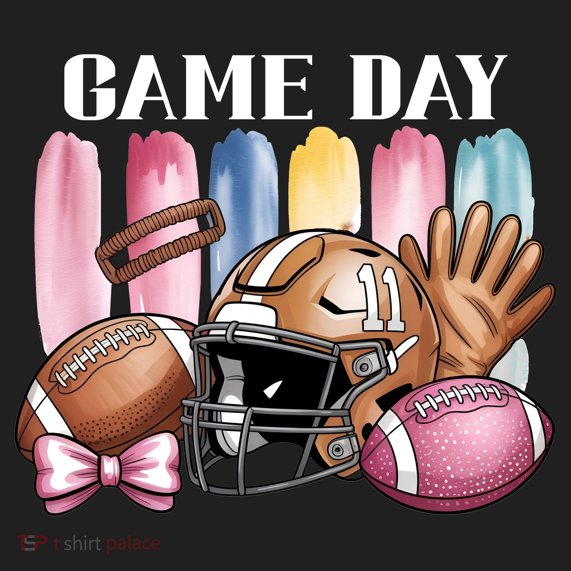 Game Day Football Fan Coquette Cute Beanie