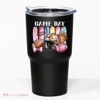 Game Day Football Fan Coquette Cute Tumbler thumb 0