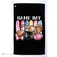 Game Day Football Fan Coquette Cute Golf Towel thumb 0