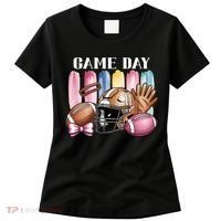 Game Day Football Fan Coquette Cute Women's T-Shirt thumb 0
