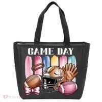 Game Day Football Fan Coquette Cute Tote Bag thumb 0