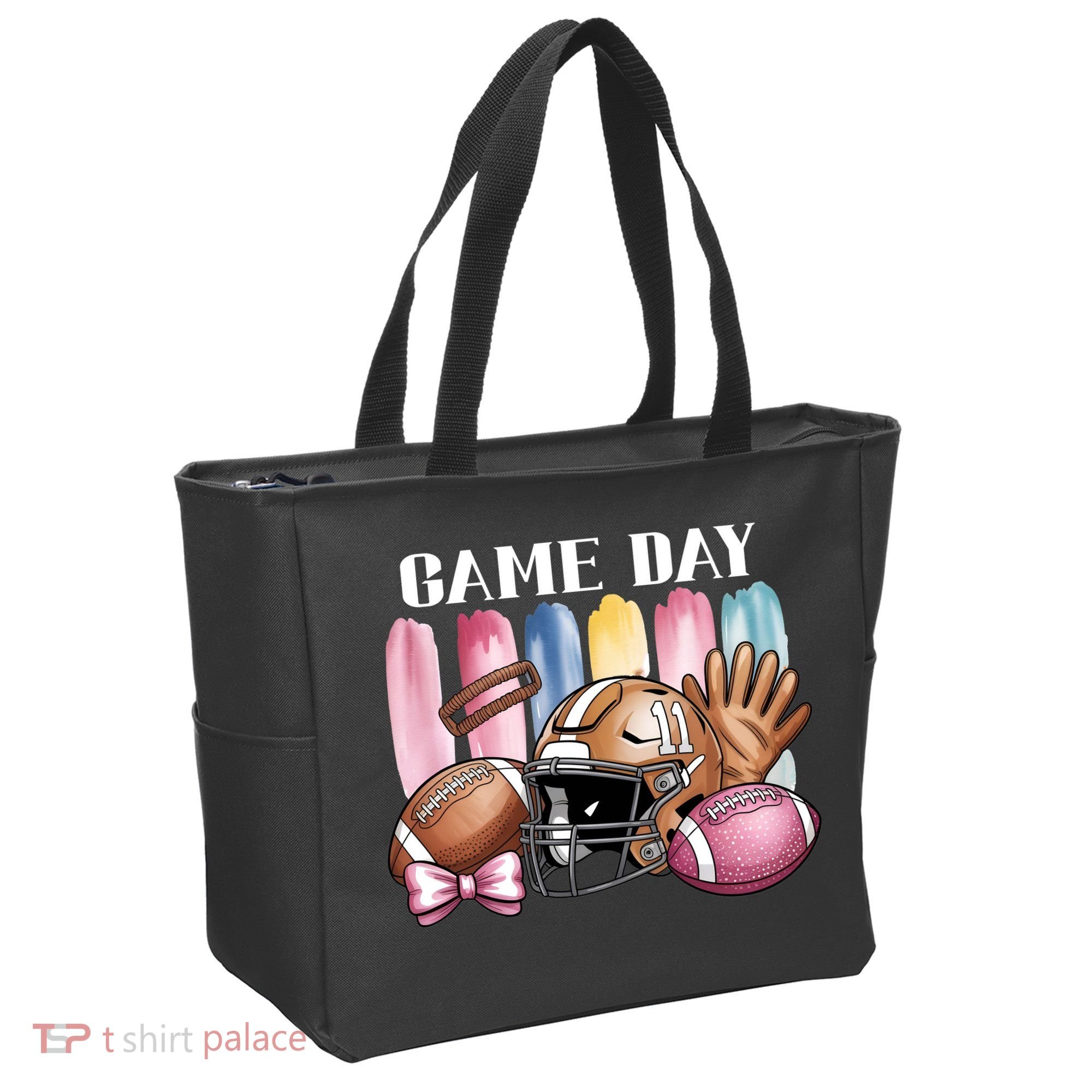 Game Day Football Fan Coquette Cute Tote Bag