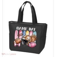 Game Day Football Fan Coquette Cute Tote Bag thumb 3