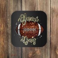Game Day Football Bling Bling Football Lover Fall Autumn Coaster thumb 0