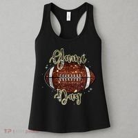 Game Day Football Bling Bling Football Lover Fall Autumn Women's Tank Top thumb 3