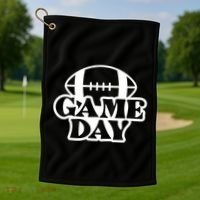 Game Day Football Lover Golf Towel thumb 1