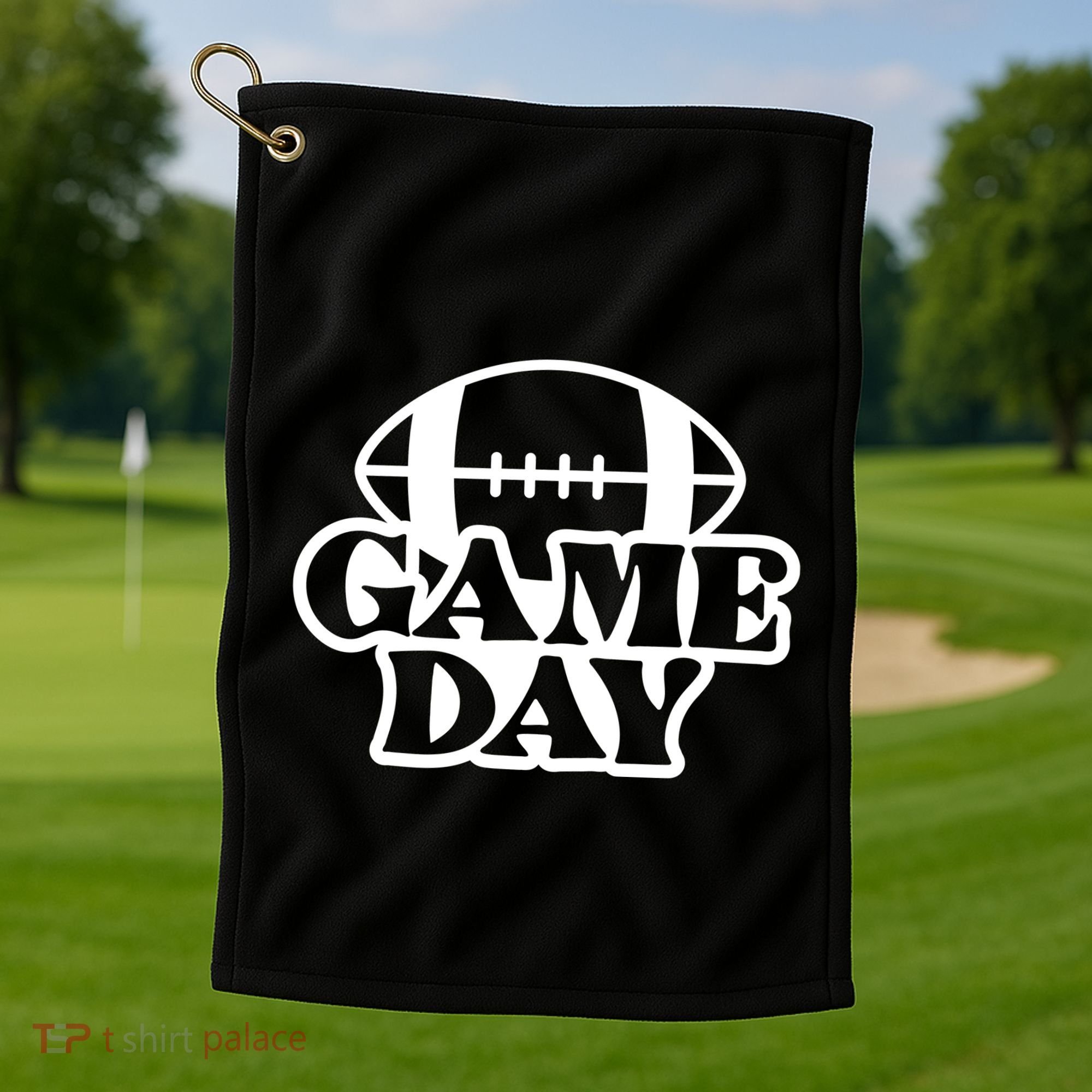 Game Day Football Lover Golf Towel