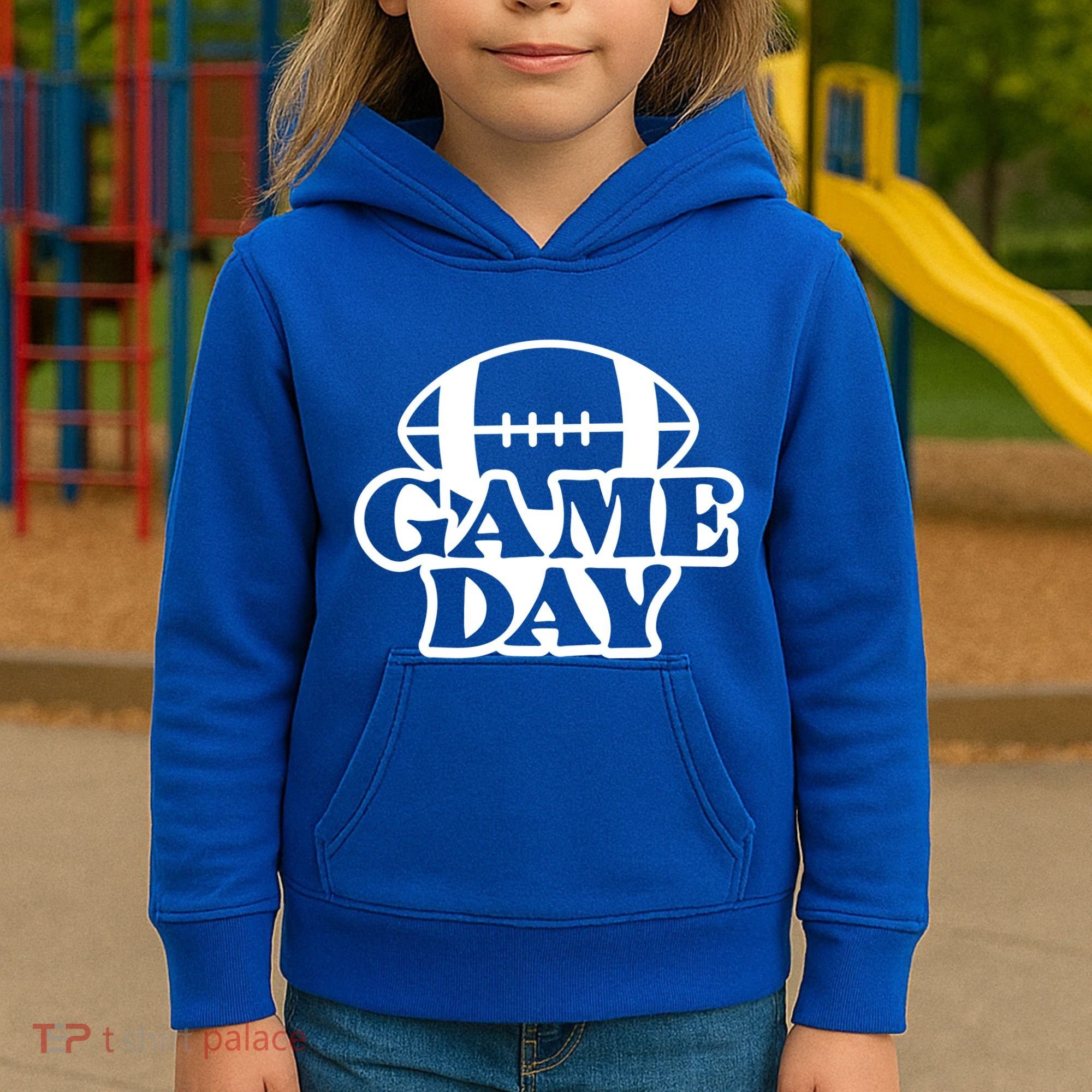 Game Day Football Lover Kids Hoodie