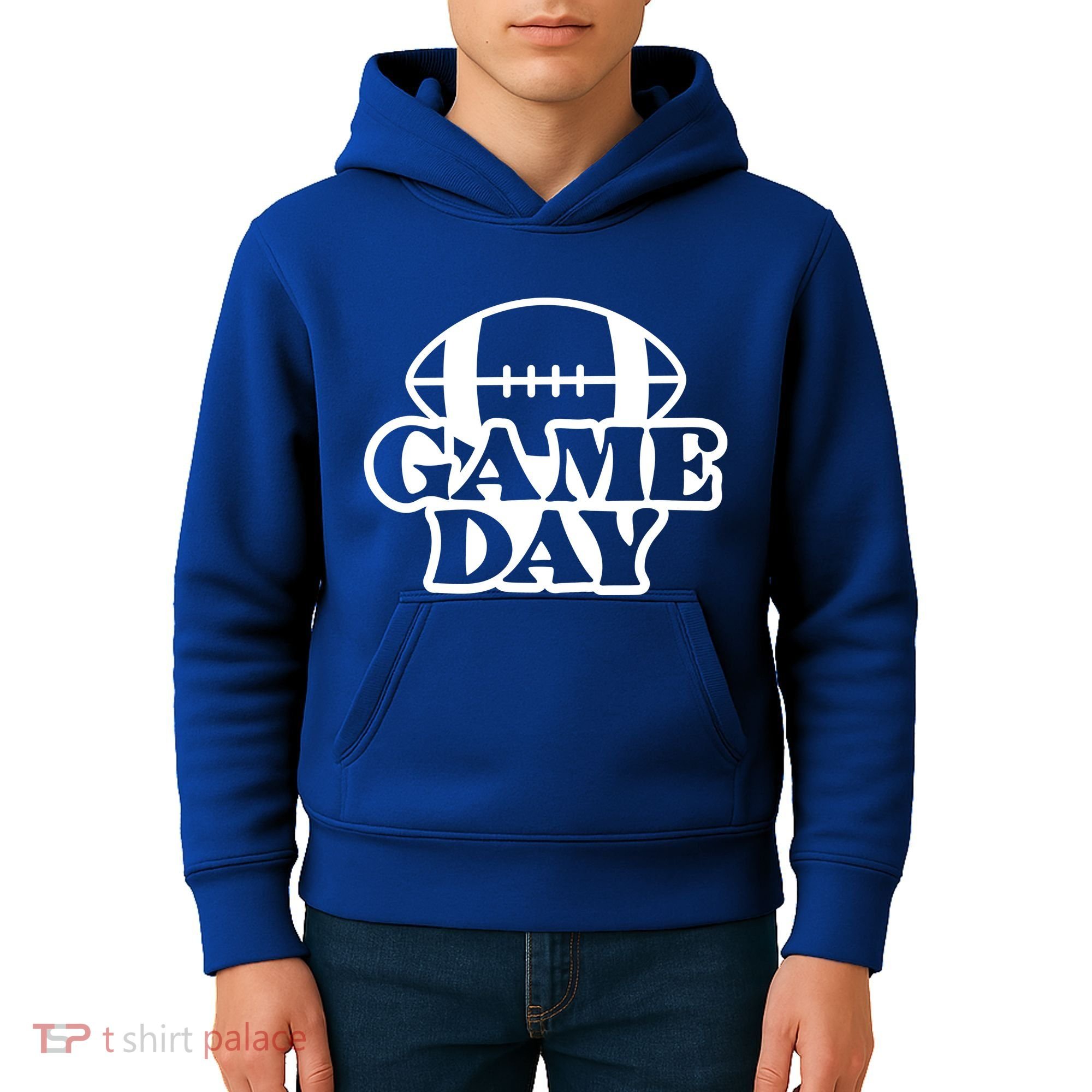 Game Day Football Lover Kids Hoodie