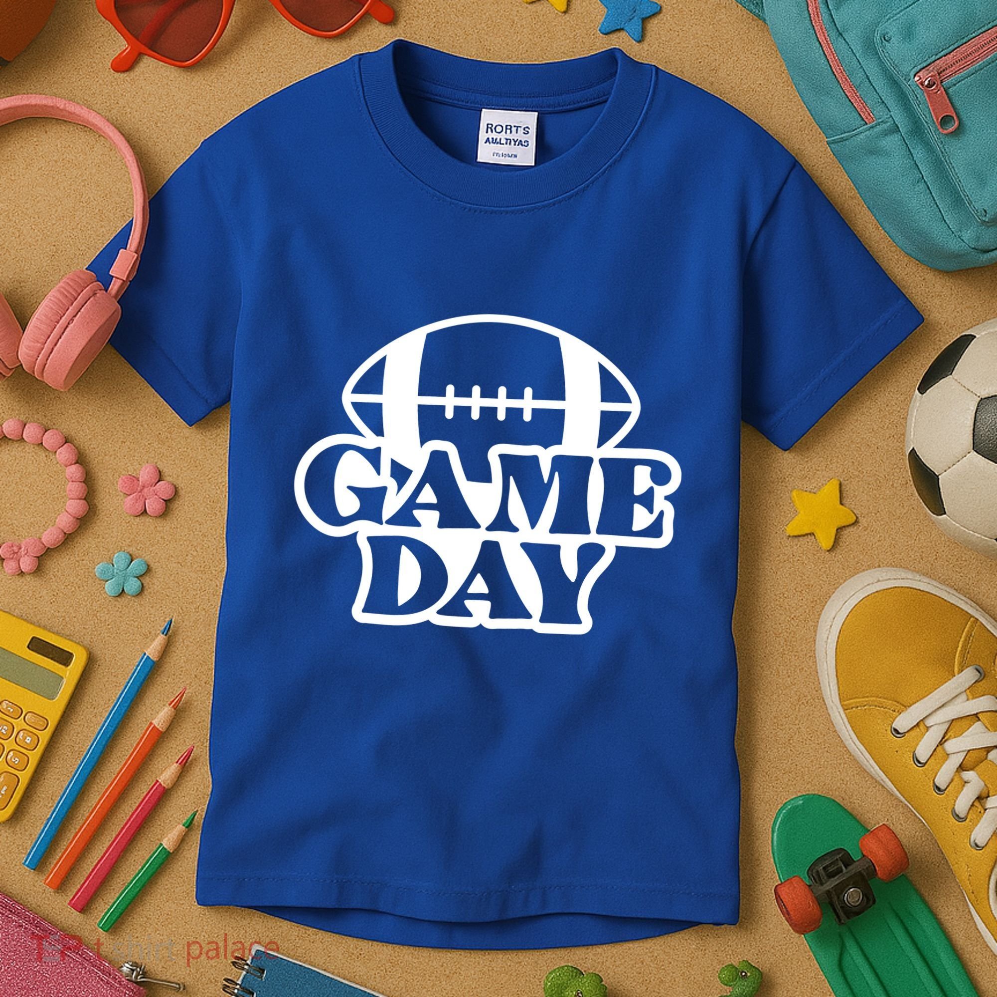 Game Day Football Lover Kids T-Shirt