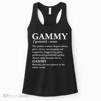 Gammy Definition Funny Grandmother Women's Tank Top thumb 0
