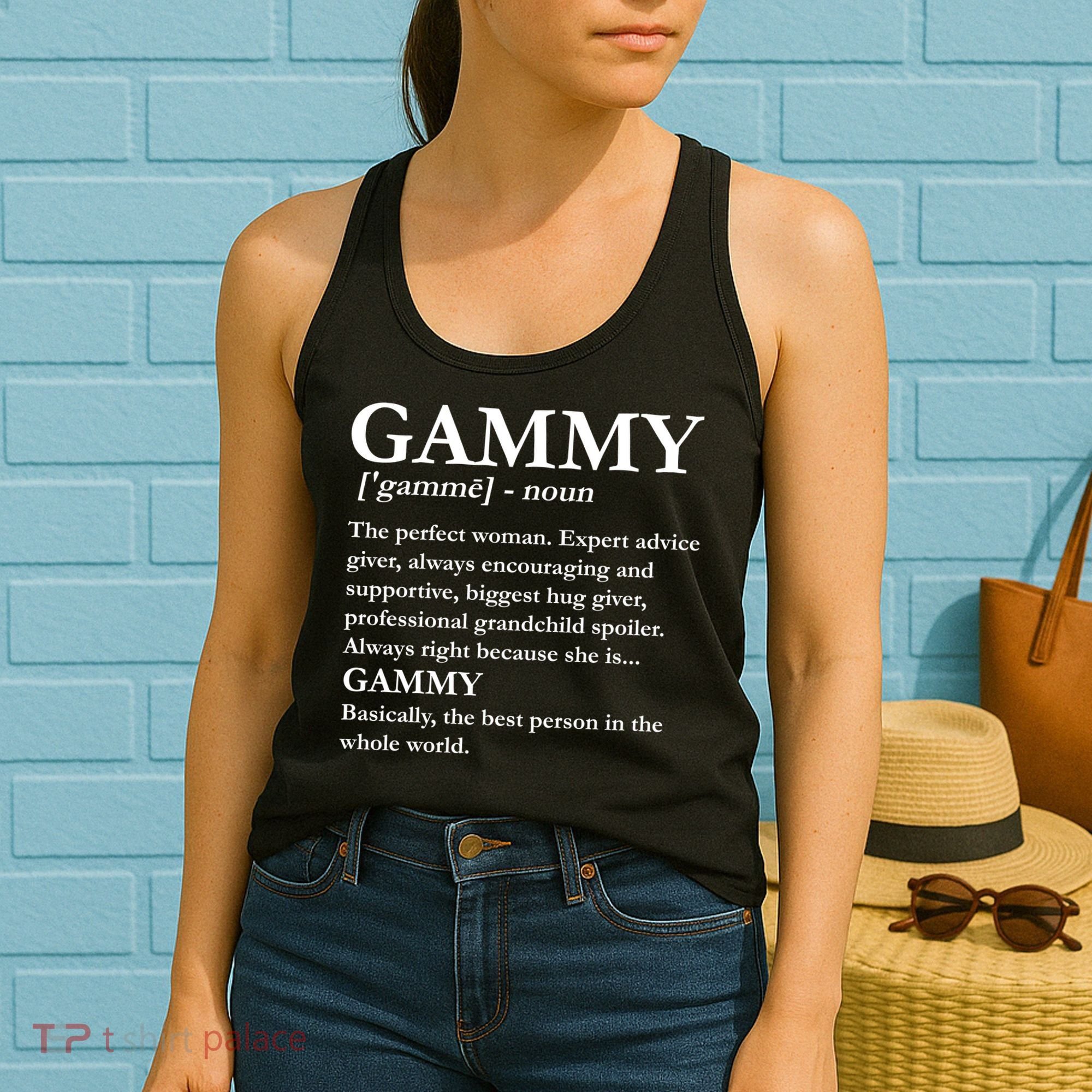 Gammy Definition Funny Grandmother Women's Tank Top