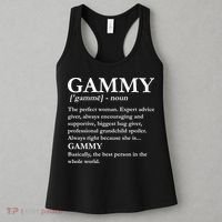 Gammy Definition Funny Grandmother Women's Tank Top thumb 3