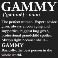 Gammy Definition Funny Grandmother Hat thumb 2