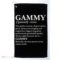 Gammy Definition Funny Grandmother Golf Towel thumb 0