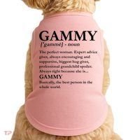 Gammy Definition Funny Grandmother Doggie Tank thumb 0
